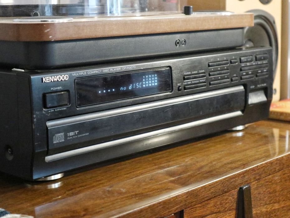 Odtwarzacz CD Kenwood DPR3070 zmieniarka karuzela 5 CD vintage audio