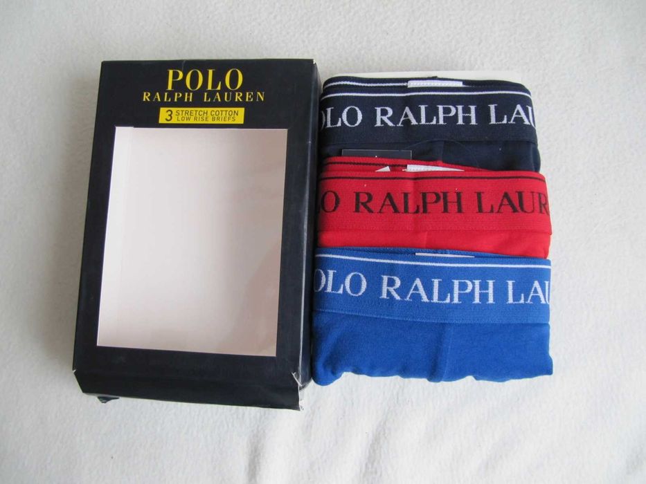 Ralph Lauren Polo slipy, figi męskie rozmiar M,3-pack nowe, oryginalne