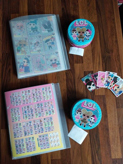 Karty Panini LOL Surprise kolekcja karty albumy puszki