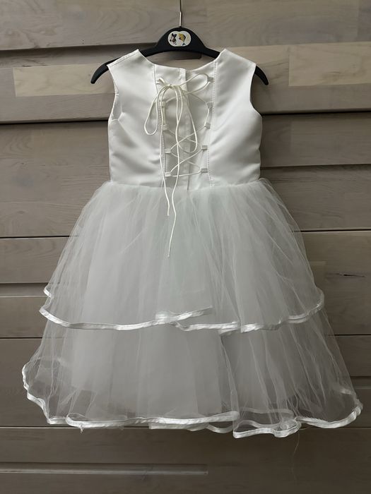 Пишна, багатошарова сукня з фатину, плаття біле святкове розмір 104