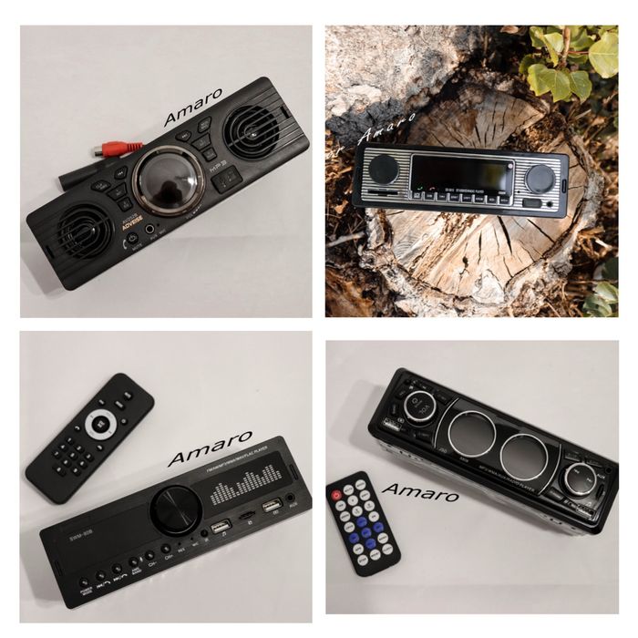 Auto Radio Vintage/Retro com Bluetooth Carro Classico (4 modelos| NOVO