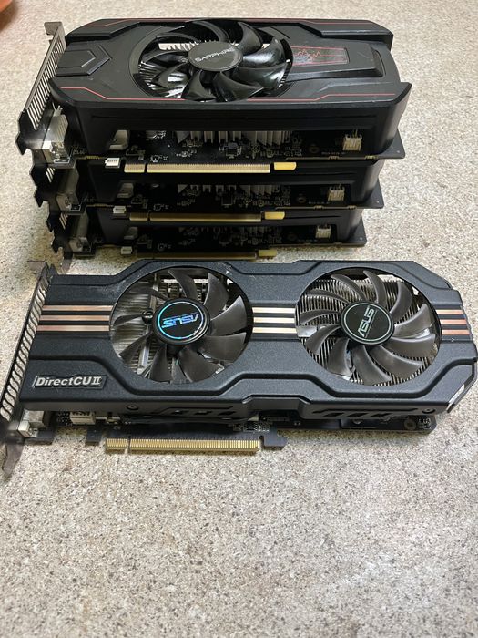 Лот з відеокартами 5шт.