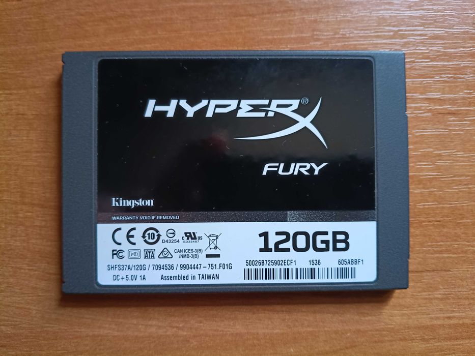 SSD 2.5" SATAIII Kingston HyperX FURY 120GB (MLC)