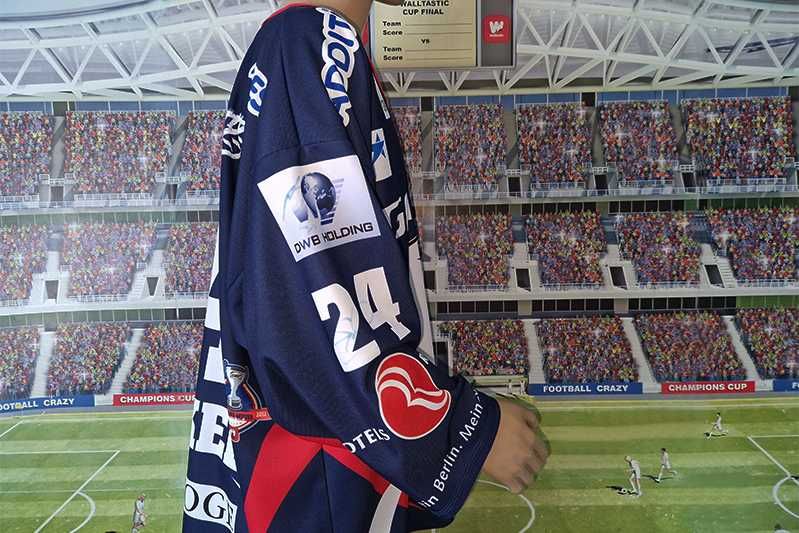 Eisbären Berlin Deutsche Eishockey Liga /DEL/ 2011-12 jersey Metzen /Athletic München/ #24 André Rankel rozmiar: 52