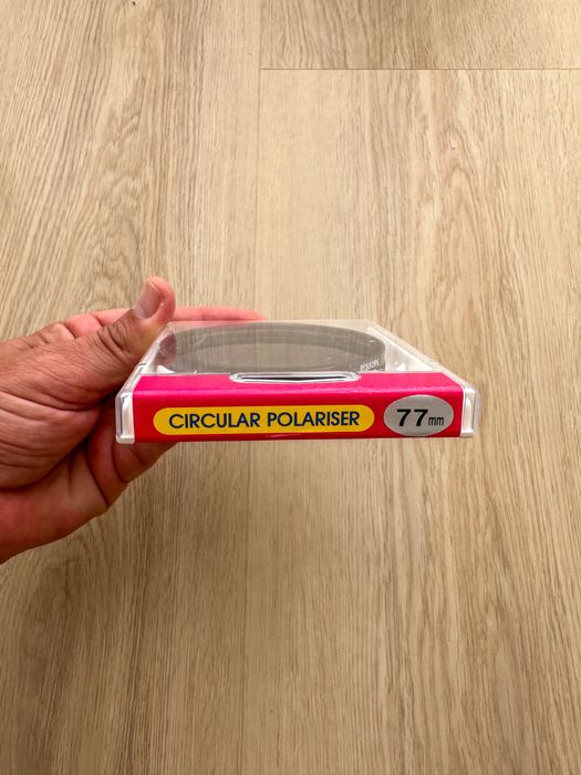 Vendo Filtro polarizador circular de 77mm bom estado