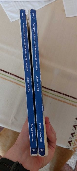 Zestaw podręczników do Liceum/Technikum "Ponad słowami" 1