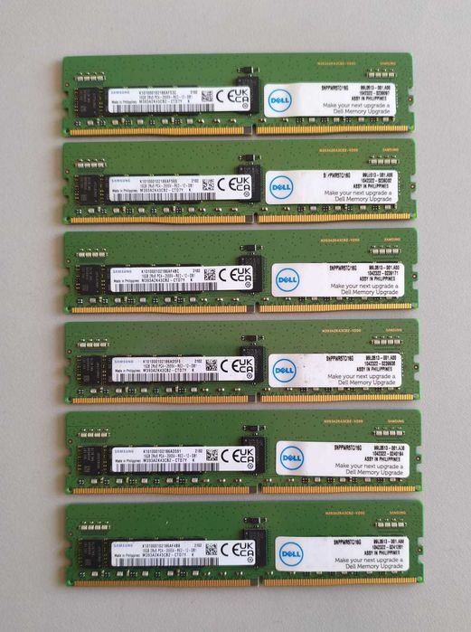 RAM Samsung 16GB DDR4 ECC RDIMM 2666MHz – serwerowa, Dell / HP / Supermicro