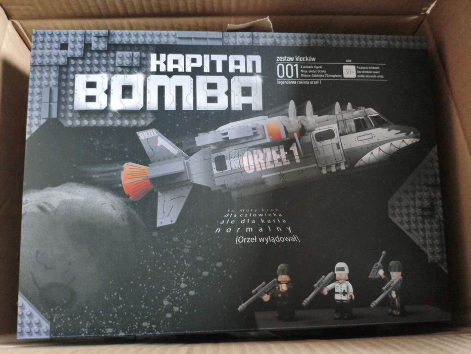 Kapitan bomba zestaw klocków klocki orzeł 1