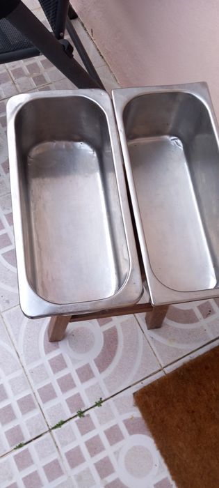 Tabuleiros inox forno