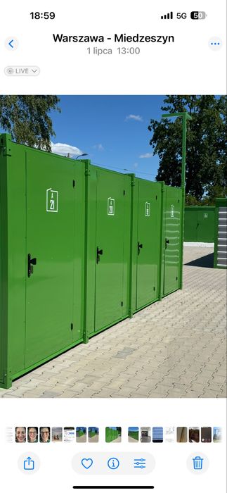 Magazyn self storage, kontener