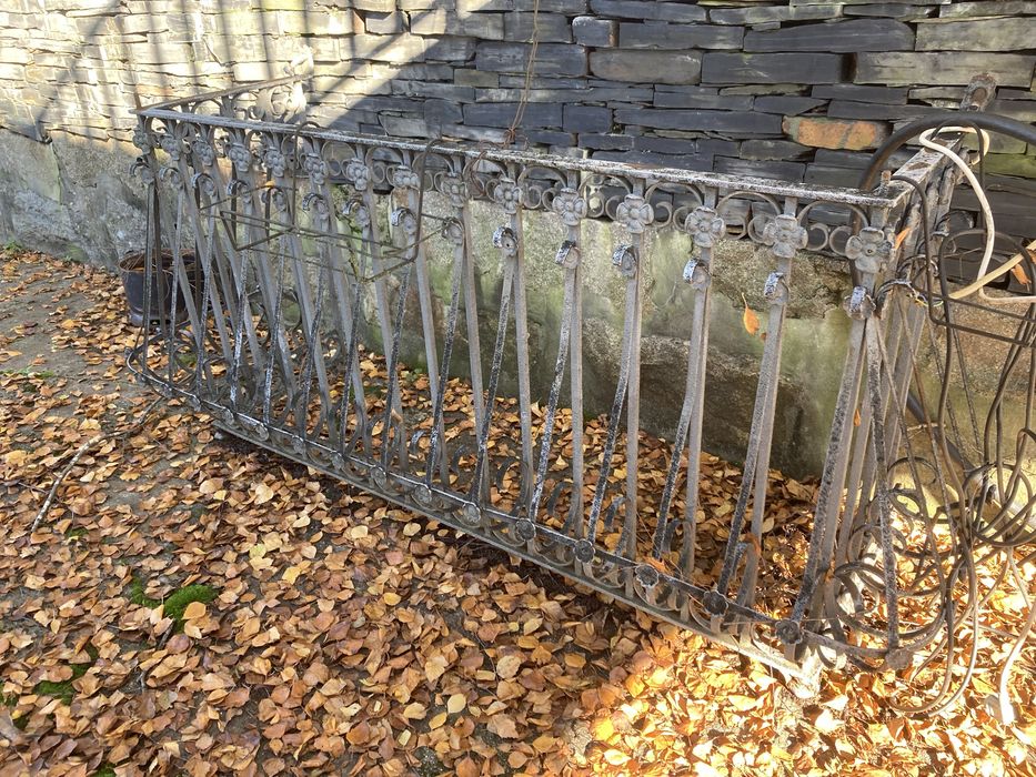 Varanda ferro galvanizado antiga