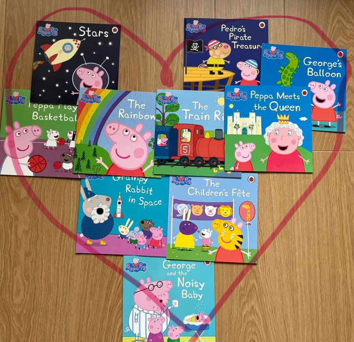 Duża peppa pig angielski, English peppa pig