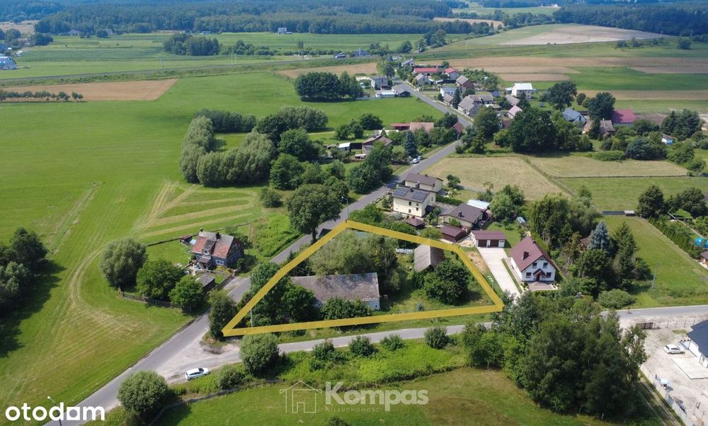 Działka z zabudowaniami o powierzchni 2900m2