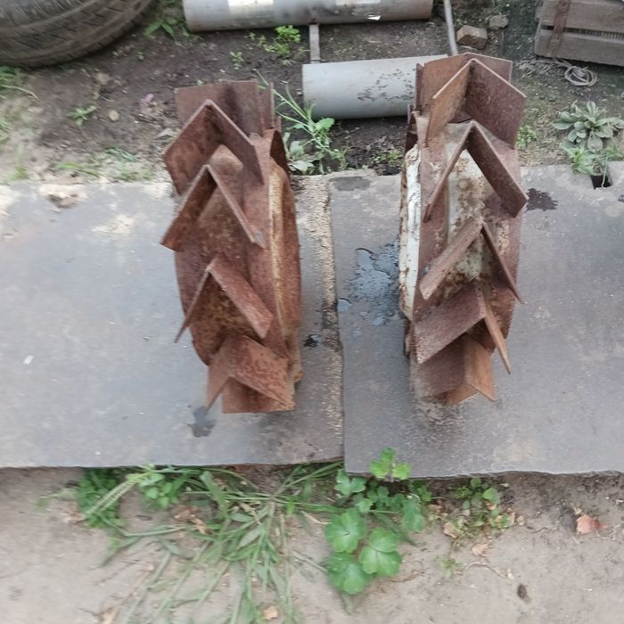 Грунтозацепи на мотоблок чорні 2 шт