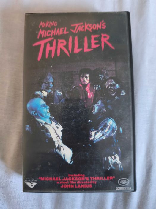 Michael Jackson thriller VHS kaseta vintage