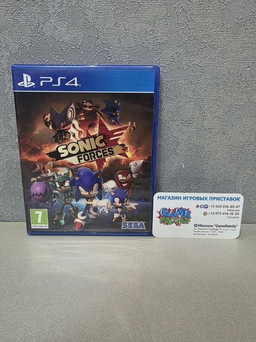 Sonic Forces RUS Магазин Ps 4 5 Ps4 Ps5 Диск Обмін Гра Диски Ігри Sony Playstation