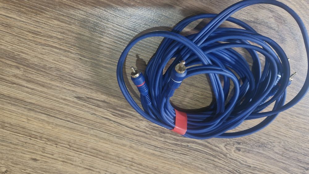 Kabel rca 4m wzmacniacz subwoofer