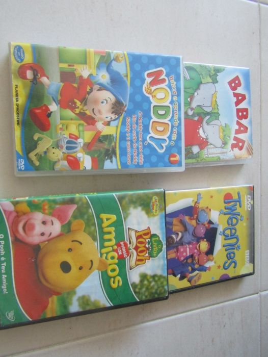 Dvds infantis - histórias de sempre