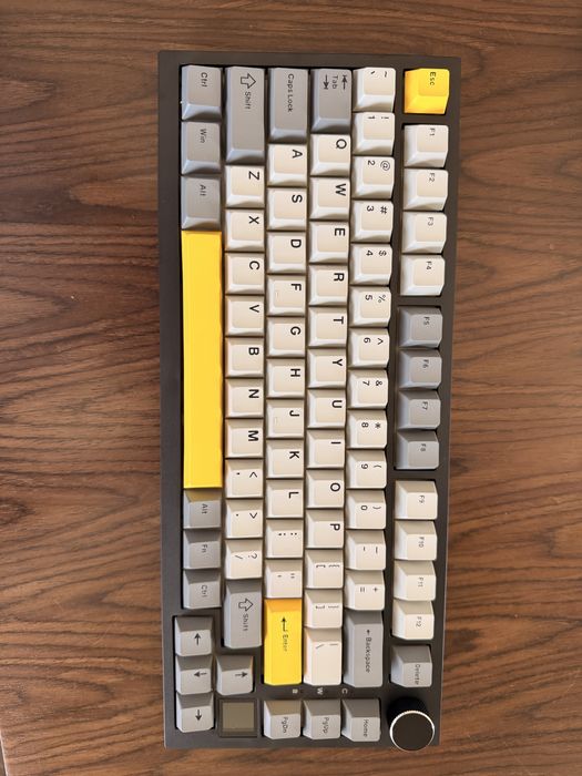 YINDIAO AK820PRO Teclado mecanico com ecrã e botão 75%