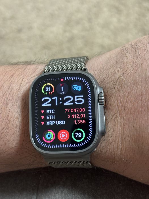 Apple Watch Ultra 2 49mm Titanium Blue Ocean Band