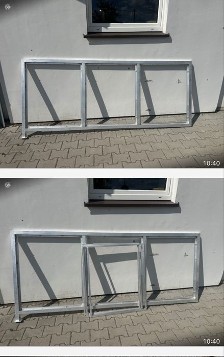 Sprzedam balustradę schodowa aluminiowo wypelniebie szklane