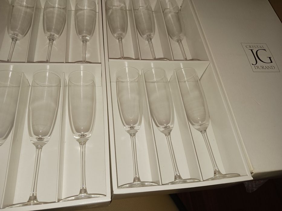 16 flutes cristals J G  durand novos