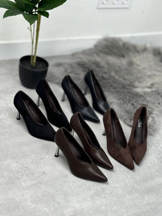 Туфлі шоколад | чорний