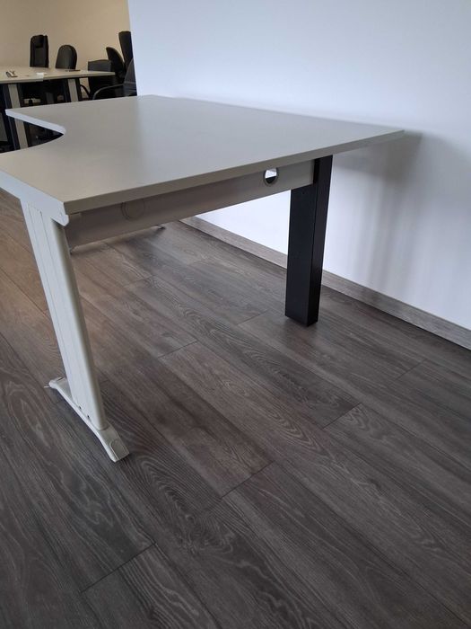 ID 84 - Vendo mesa secretária metal em L C160xL120XL80XA76cm
