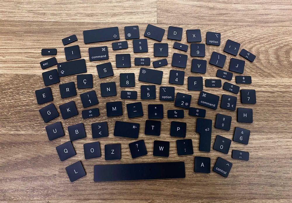 Teclas de substituição MacBook Air M1 (A2337) / Keycaps MacBook A2337