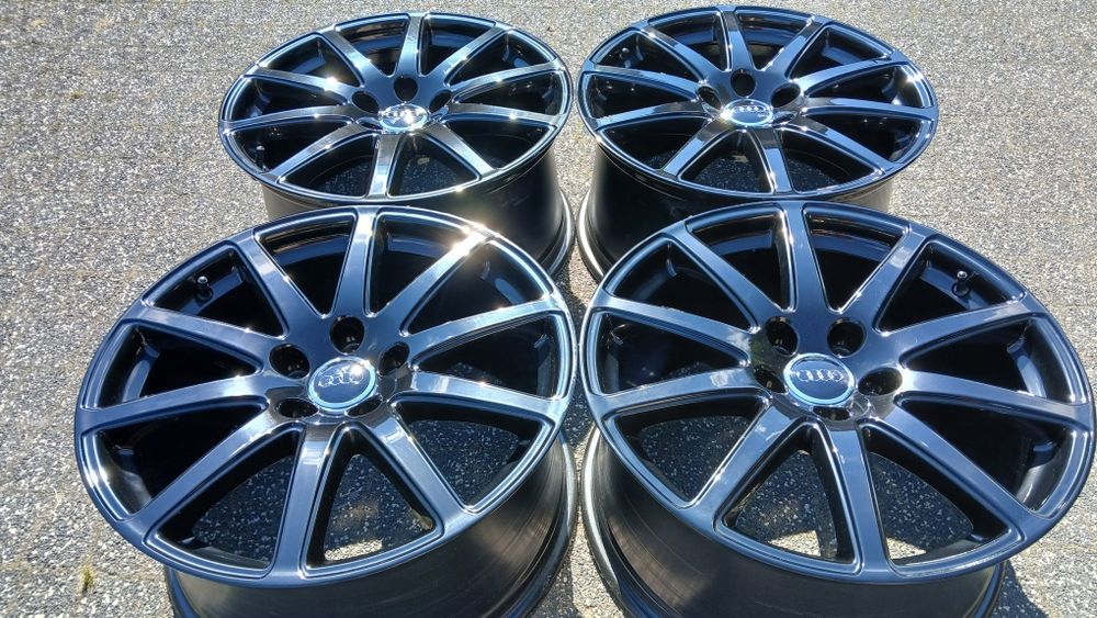 18" Audi oryginal 5x112  9j et52  A3 A4 A6 TT  czarny polysk Idealne