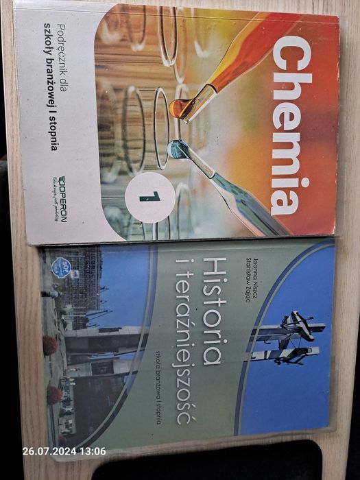 Podręczniki 1 klasa branżowa