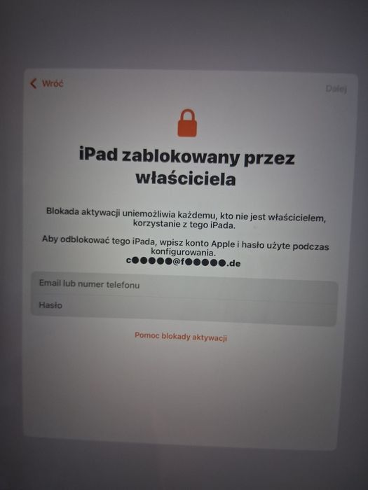 Tabletki  iPad model a2197
