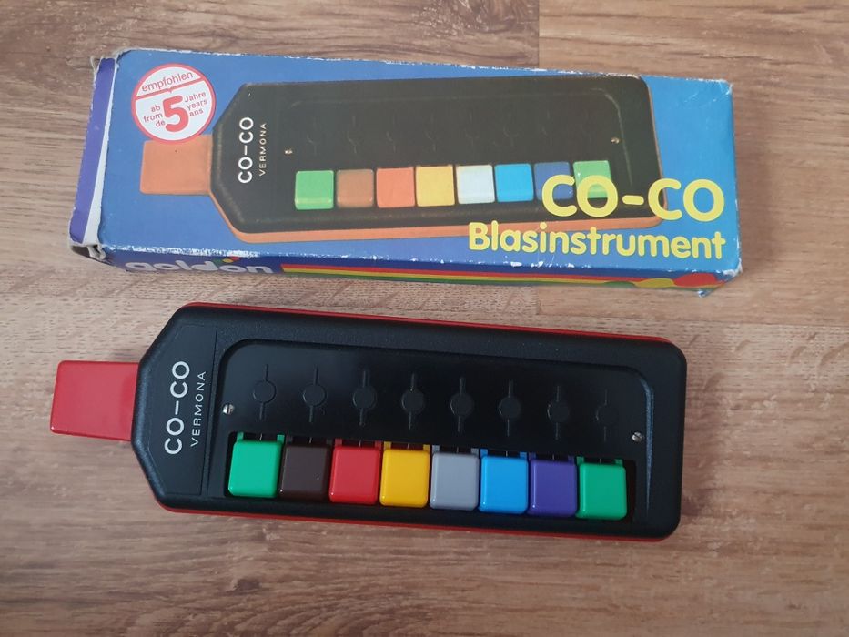 Игрушка  СССР ГДР GDR Детский музыкальный инструмент гармошка Triola