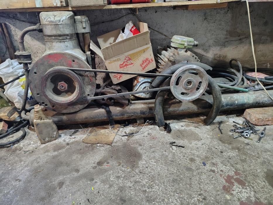 Електро двигун і балон знизу 3 кВт