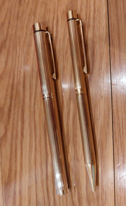 Caneta e esferográfica Sheaffer ouro 14k