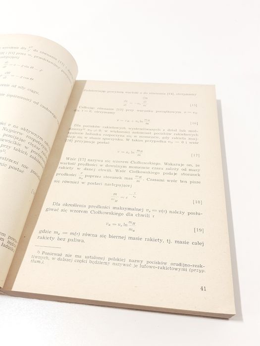 Teoria lotu rakiet niekierowanych MON 1961r