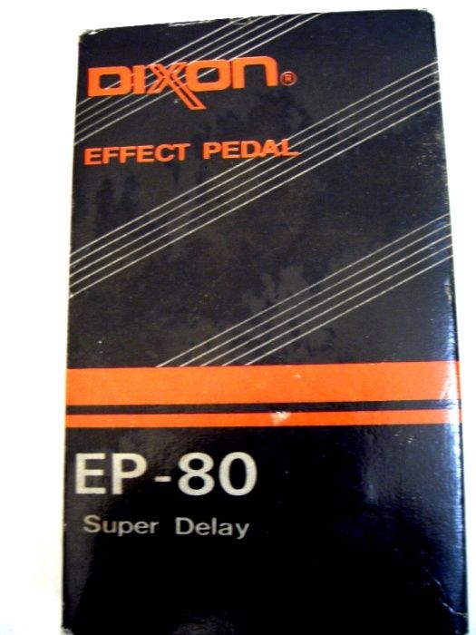 Delay analógico vintage para guitarra ou baixo. Antigo em estado novo