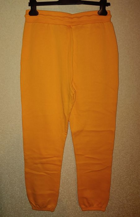 Джогеры женские штаны на флисе утепленные оранжевые новые FB sister