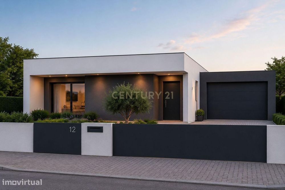 Moradia T3 Térrea Moderna com Garagem e Jardim em Gandra