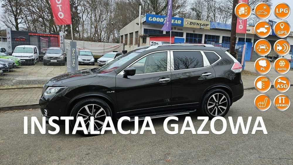Nissan X-Trail LpgPrins/Serwisowany/Bezwypadek/Panorama/kamera360/Pełna dok./Stan BD!