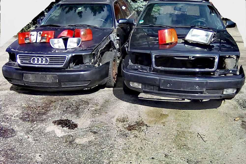 Zderzak Maska Lampa AUDI 100 a6 c4 Grill Kierunkowskaz Reling Lusterko
