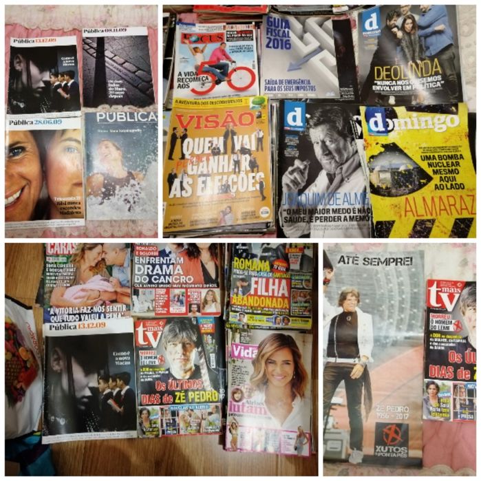 Revistas variadas. Também croché, rendas