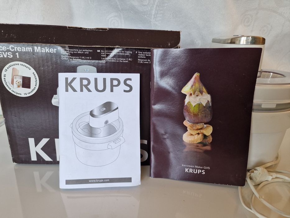 Máquina de fazer gelados Krups