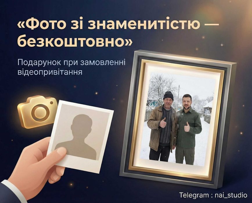 Поздравление с днем рождения Поздравление от звезды привітання