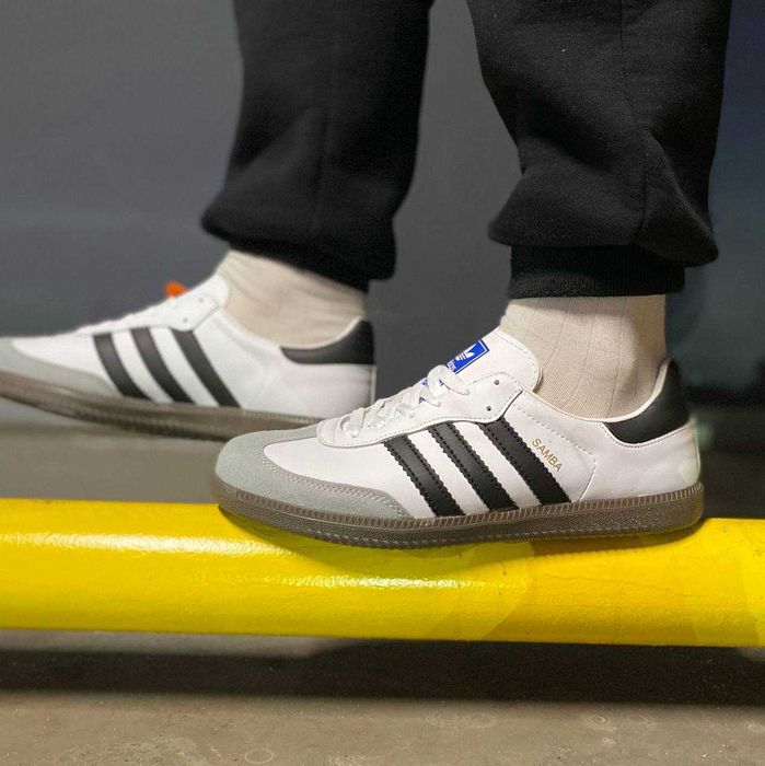 Знижка на Adidas Samba white black Купить Адидас Самба