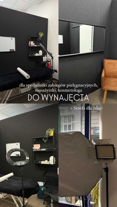 Gabinet kosmetyczny – wynajem od 1h | pełne wyposażenie | bez kaucji