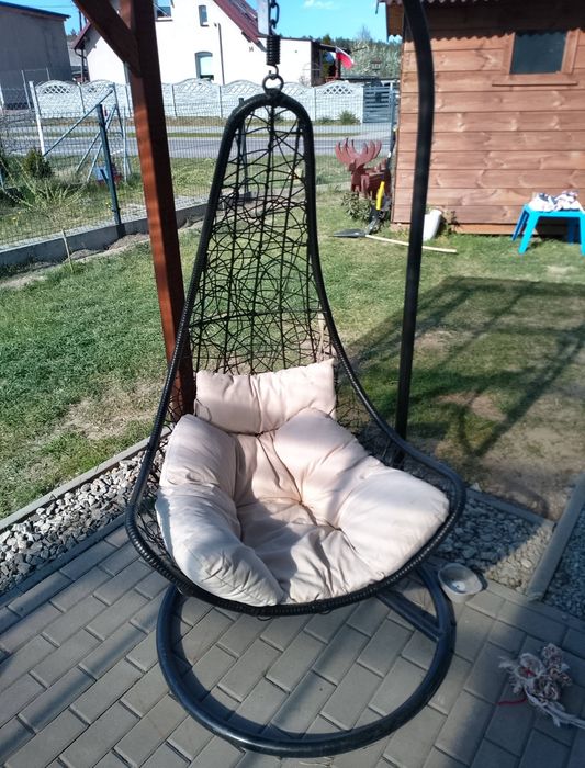 Fotel wiszący, fotel bujany, kokon ogrodiwy, fotel ogrodowy wiszący