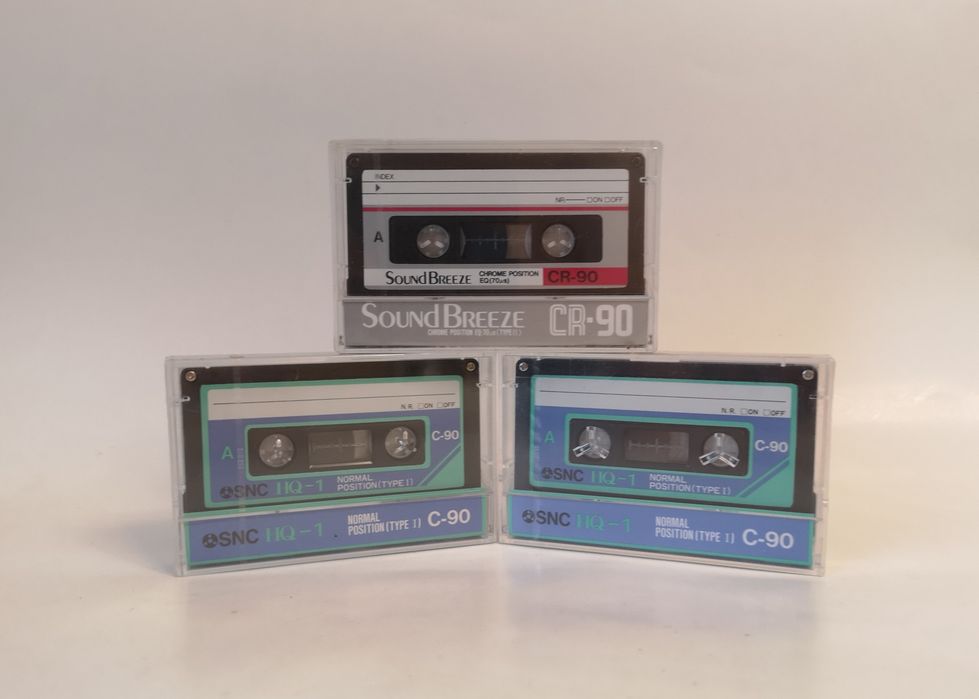 Аудиокассеты SNC SoundBreeze 90 новые