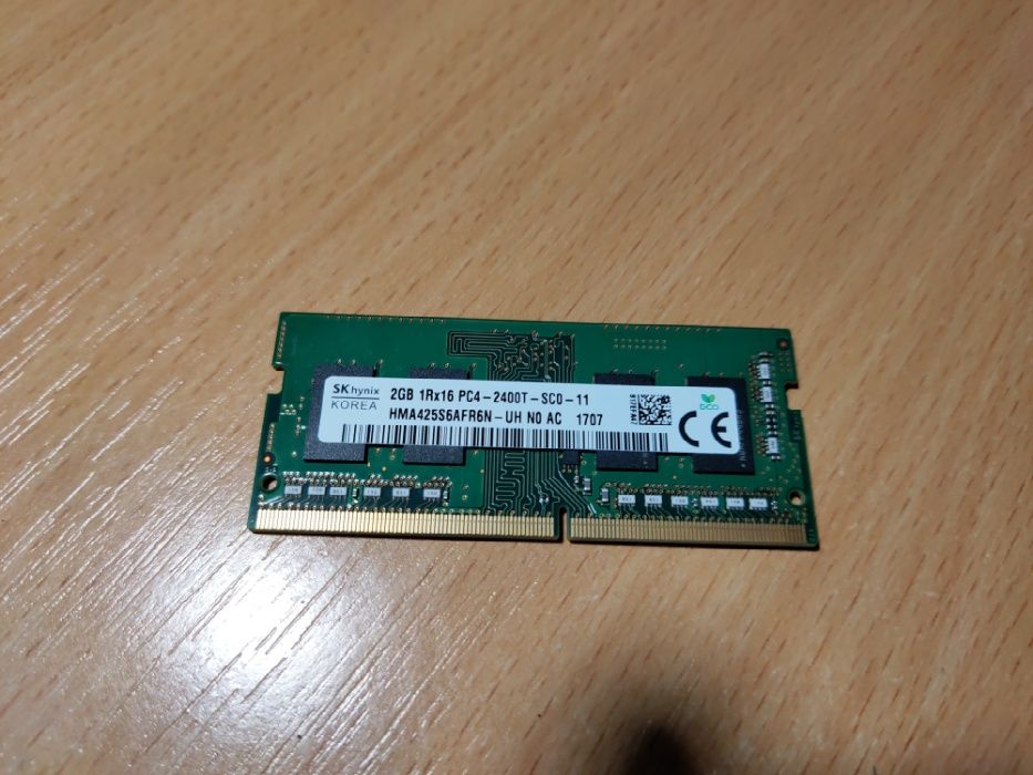Оперативна пам'ять для ноутбука Hynix DDR4 2 Гб 2400 МГц