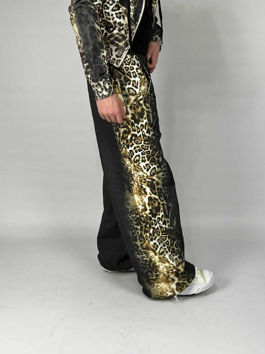 Штани Ksubi Mowalola Trakpant Black Cheetah чорні sweatpants штаны